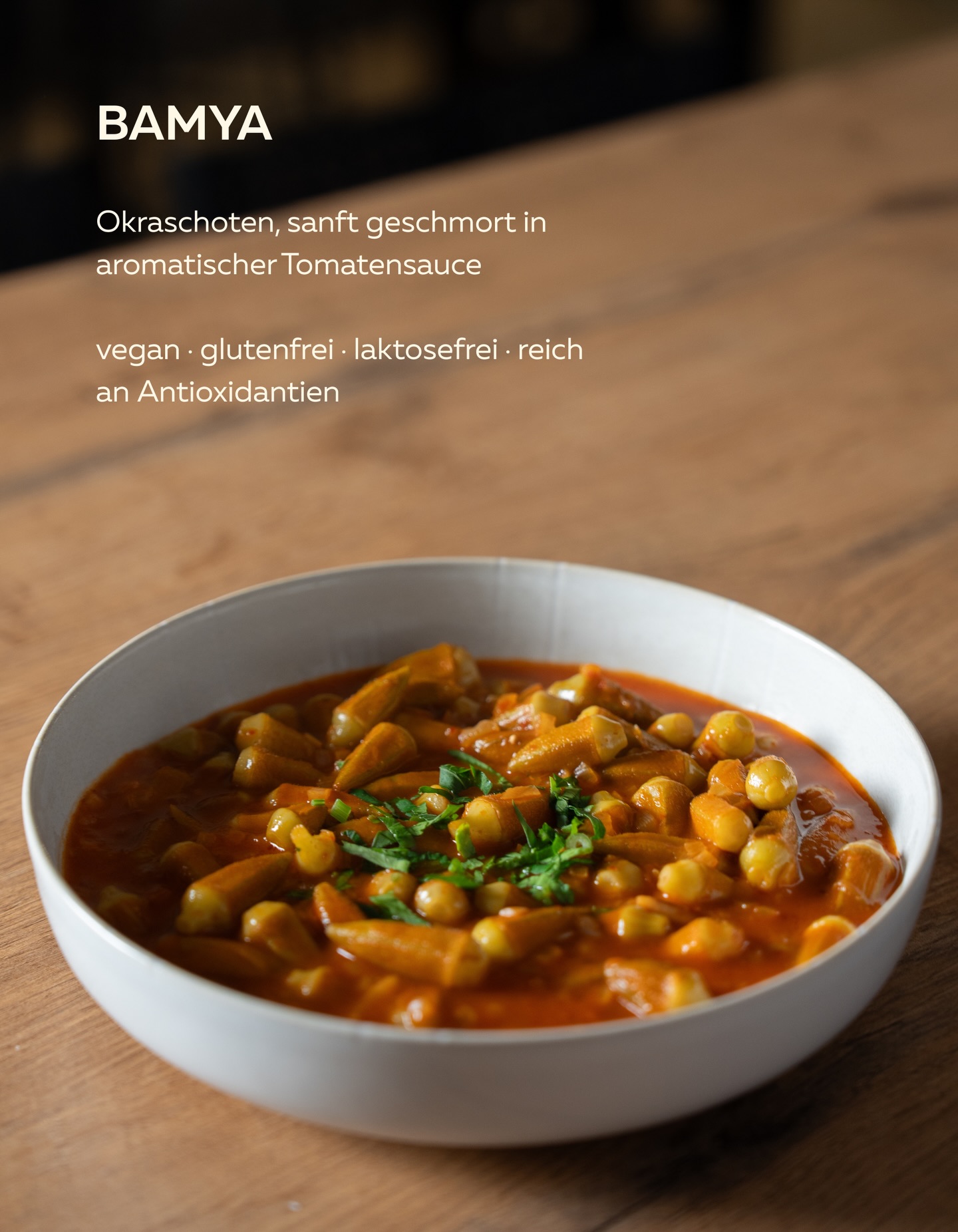 Bamya – Okraschoten in Tomatensauce